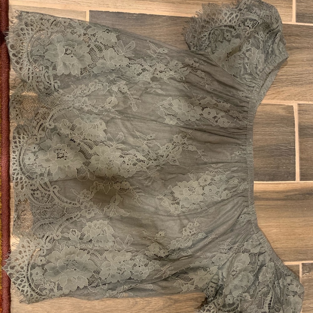 Off the Shoulder Lace Top